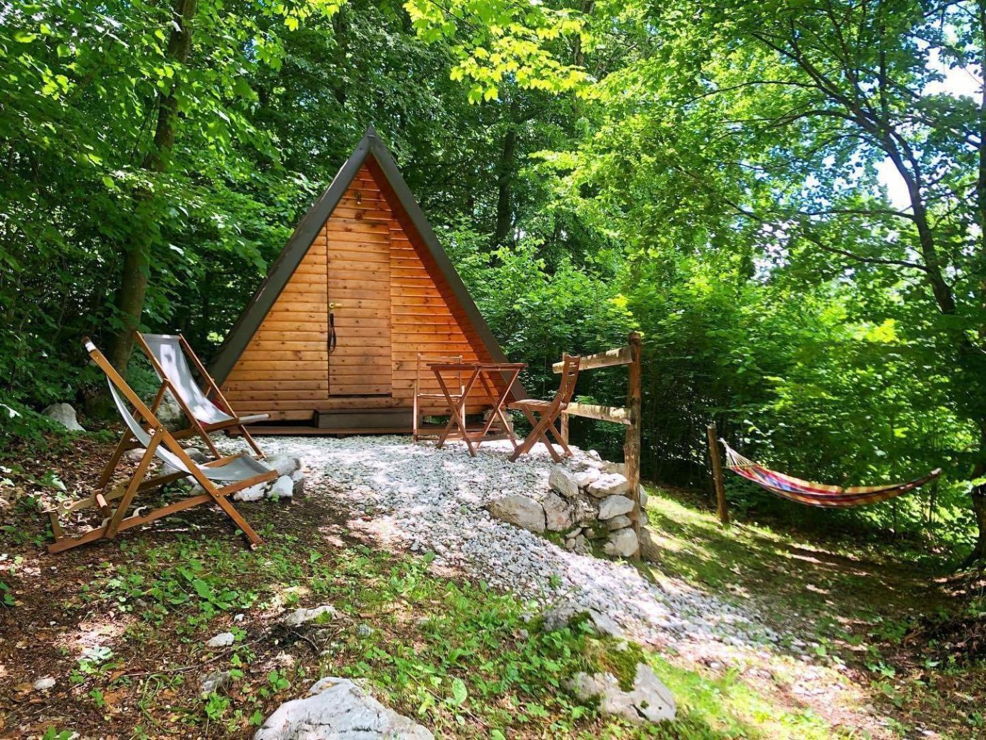 Glamping Krn Hotel Kobarid Exterior foto